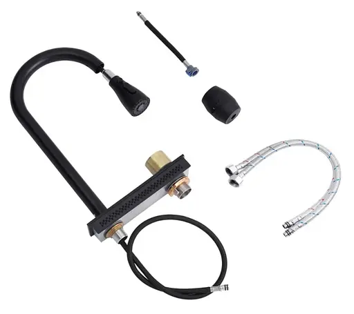 Кухонная мойка Kroner KRP Schwarze - SET7546HM PVD (3.0/0.7 мм) (CV032277) - фото 10