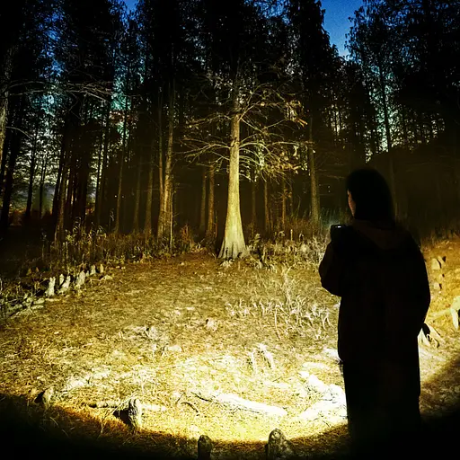 Фонарь прожектор Naturehike CNK2300012 с белым и красным светом Коричневый - фото 5