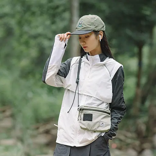 Сумка на плечо Naturehike NH20BB204 3л (Светло-серый) - фото 7