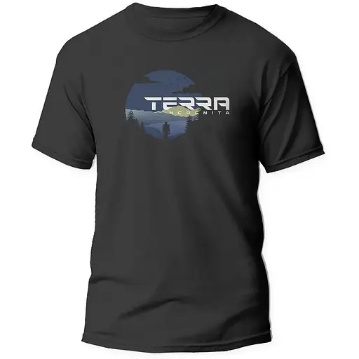 Футболка ч TrekLine Terra Logo XS Чорна (TREK-100.008) - фото 1