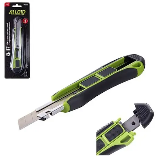 Ніж Alloid Building Tools SK5 посилений висувний сегментний 18 мм (HP-25518) - фото 5
