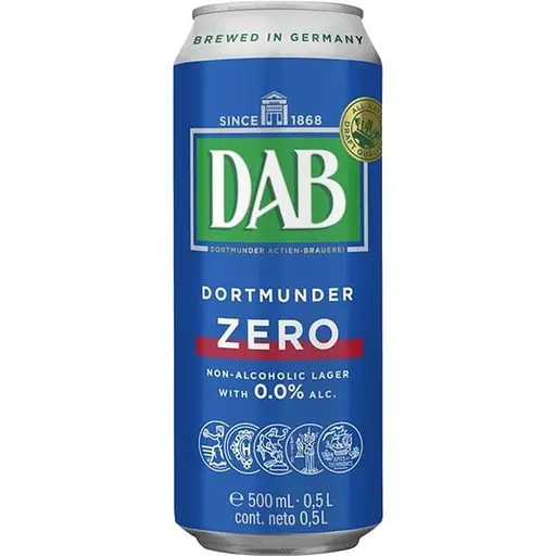 Пиво DAB Zero світле фільтроване 0% 0.5 л