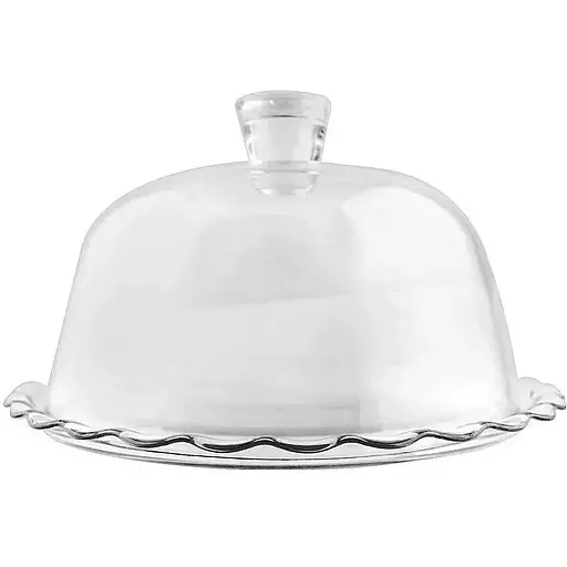 Блюдо Pasabahce Patisserie с крышкой d26 см h15 см стекло (96874)