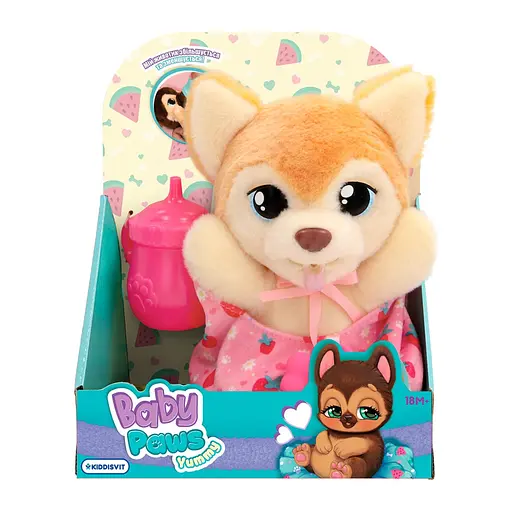Інтерактивна іграшка серії "Yummy" Померанський шпіц Baby Paws 926387IM з аксесуарами - фото 6