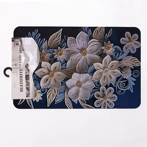 Антискользящий 3D-коврик для ванной комнаты из мягкого диатомита 38×58 (см) Yiwu HP-42-61 - фото 6