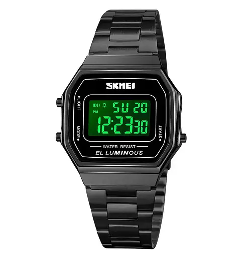 Наручний годинник чоловічий Skmei 1647 Black, 1647BK (17165) - фото 2