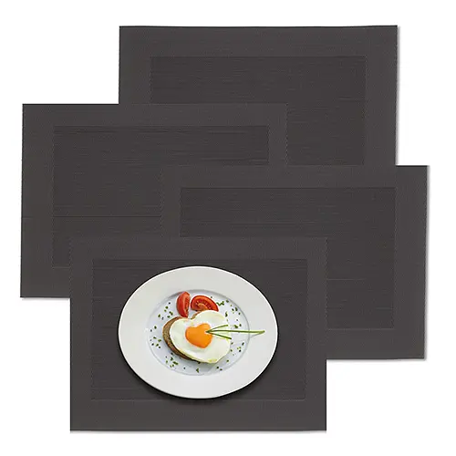 Салфетка под посуду Nicoletta 45х33см, антрацит (12045) - фото 2