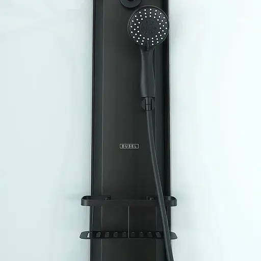 Душевой бокс Dusel Glare черный 900x900x2100 559002 - фото 7