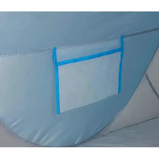 Саморазворачивающаяся палатка-тент Outtec с молнией голубая - фото 10