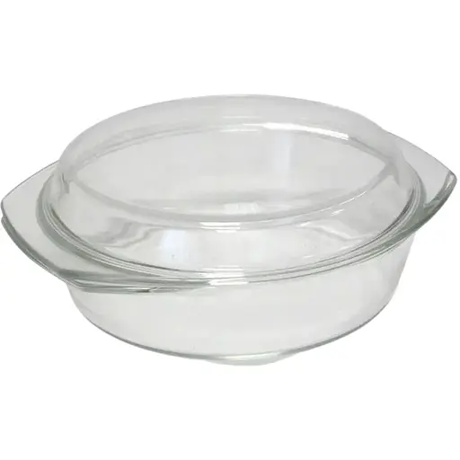 Каструля скляна Interos з жароміцного скла кругла 3 л (4222)