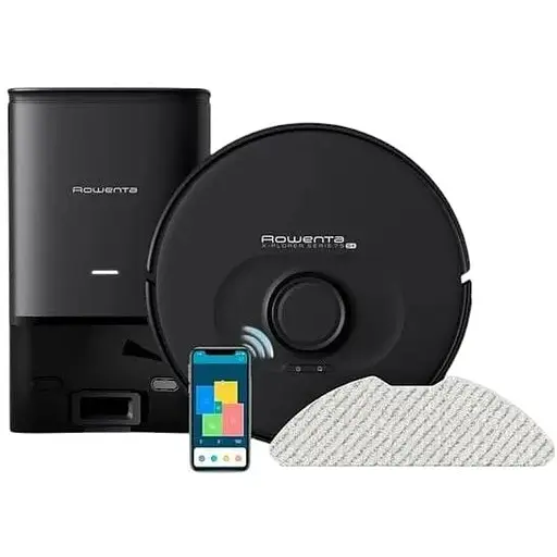 Робот-пылесос Rowenta X-plorer 75 S+ RR8595WH 0,26 л 21,6 В автономность макс. 120 мин. черный
