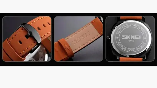 Чоловічий годинник Skmei 9169 Kowboy (коричневий) - фото 6