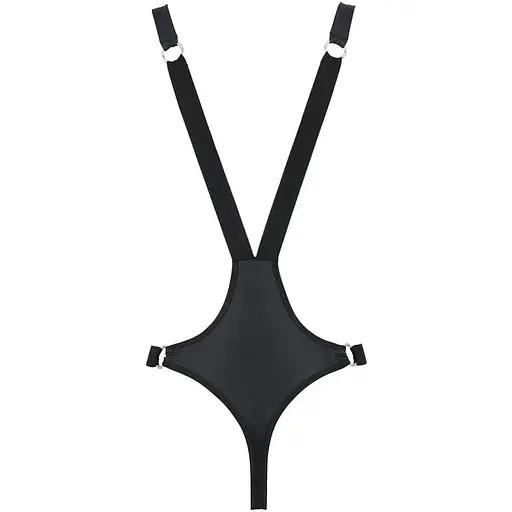 Чоловічий боді Passion 028 Body Harry black L/XL - фото 4
