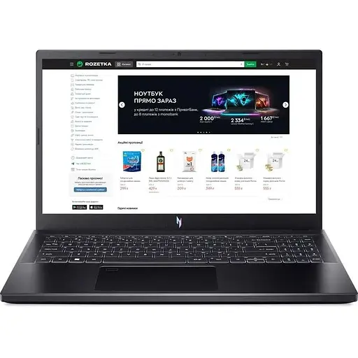 Ноутбук Acer Nitro V15 I9-13900H 16RAM/512 ГБ SSD RTX 4060