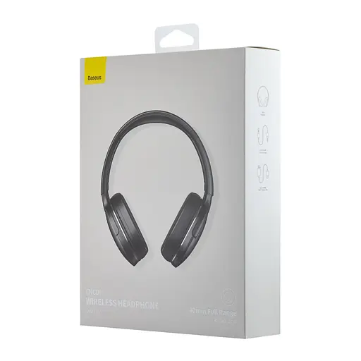 Навушники Baseus Bluetooth Encok Wireless headphone D02 Pro black - фото 2