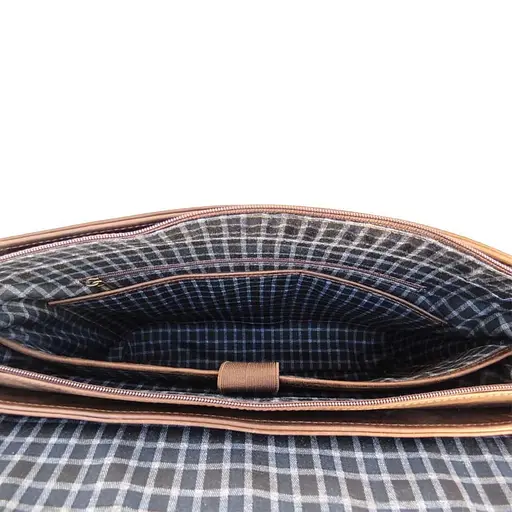 Портфель чоловічий шкіряний TARWA 38х31х9 см sum0028402 - фото 8