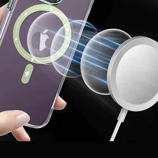 Чохол Epik TPU+PC Colorful with MagSafe для Apple iPhone 13, 6.1 Green - фото 3