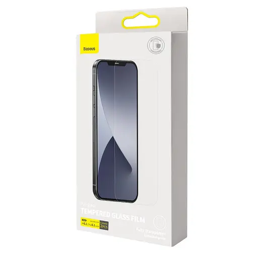 Защитное стекло Baseus для iPhone 12/12 Pro 0.15mm 2 шт. (SGAPIPH61P-FM02) - фото 5