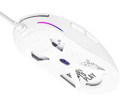 Миша Lorgar MSA10 Ultralight Wired Gaming Mouse White (LRG-MSA10-WH) - фото 7