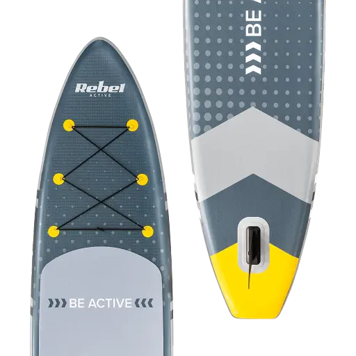 SUP дошка Rebel Active 350 см з аксесуарами сапборд 150 кг 350 x 81 х 15 см Grey - фото 5