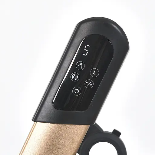 Стульчик для кормления-качели El Camino ME 1102 эко-кожа с Bluetooth функциями, бежевый - фото 8
