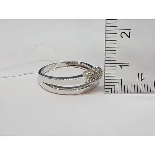 Золоте кільце Імперія золота з фіанітами. КВ1335БИ 17 - фото 6