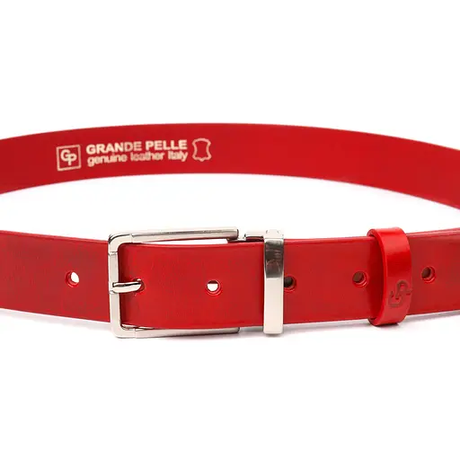 Ремінь шкіряний Grande Pelle жіночий 3,4х120 см acs0024591 - фото 4