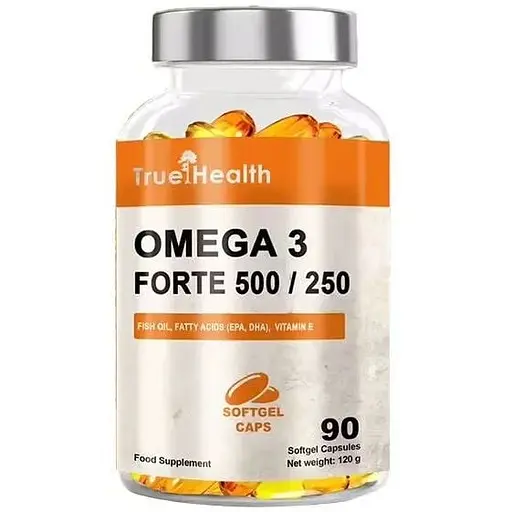 Рыбий жир True Health Omega 3 Forte 500/250, 90 капсул
