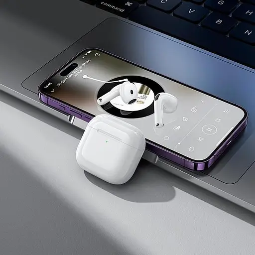 Бездротові навушники Hoco EW84 True wireless stereo headset, BT5.4, 35mAh, 300mAh, 6h, white - фото 8