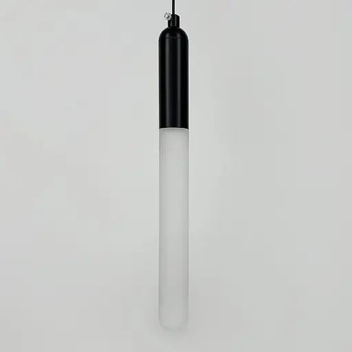Світильник із підвісною матовою паличкою у чорному корпусі 30х3 см | Арт. A271-30*300 BK | Line F - фото 6