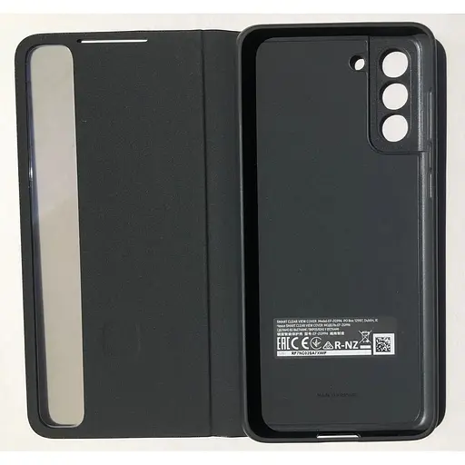 Оригінальний чохол-книжка Samsung для Galaxy S21 Plus Clear View Smart Cover Black (EF-ZG996CBEGRU) - фото 9