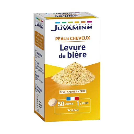 Дрожжи пивные Juvamine для кожи, волос, ногтей 50 таблеток