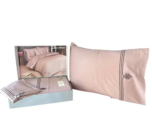 Постільна білизна Rosa Grey Сатин Преміум Maison D'or pbe0051908 - фото 3