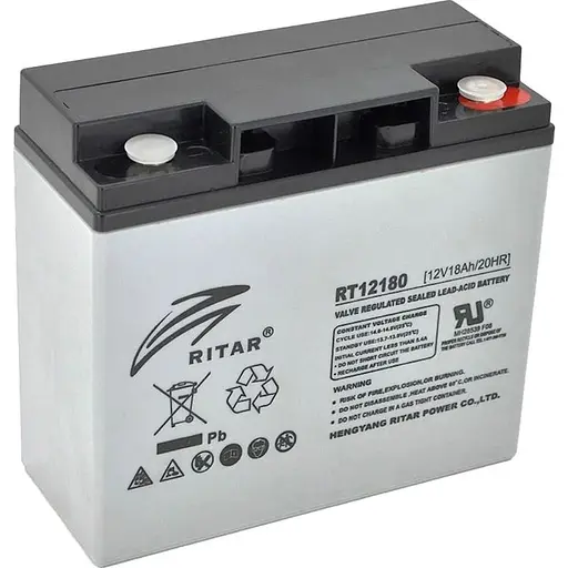 Аккумулятор Ritar AGM 12V/18Ah/216Wh (RT12180) [125651]