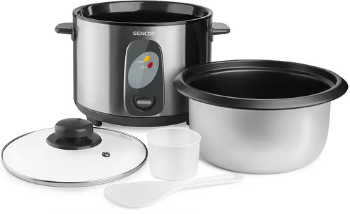 Рисоварка Sencor 500Вт 1.5л нержавіюча сталь сірий - фото 3