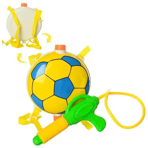 Водяной автомат помповый с баллоном на плече, 23 см, MR0225 (В ассортименте)