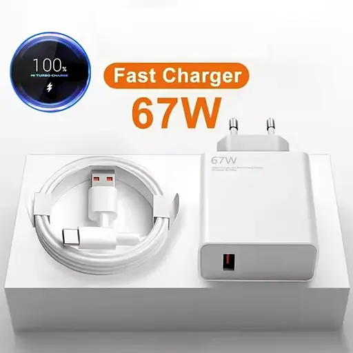 Быстрая USB зарядка QC4.0, 5-20V, 3-6,2A, макс. мощность 67 Ватт + USB кабель 1метр Nectronix MDY-12 (101139) - фото 2