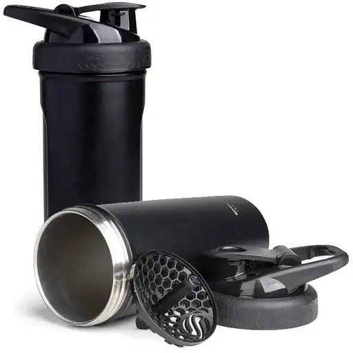 Шейкер спортивний SmartShake металевий Insulated Steel 750 мл Black (11152001) - фото 1
