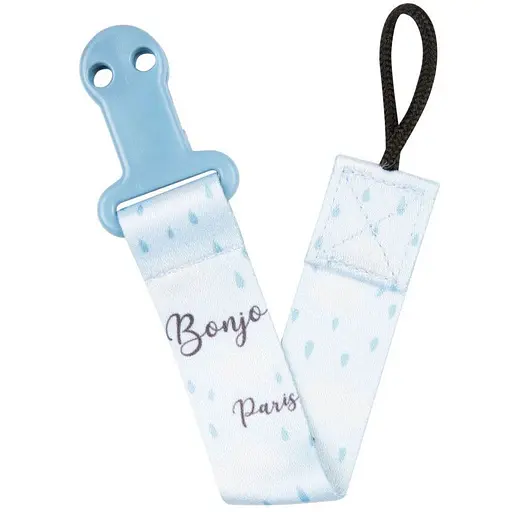 Цепочка к пустышке Canpol babies Bonjour Paris голубая (51/026_blu)