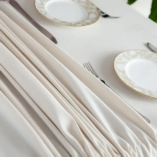 Скатерть ТЕП Aquastop водоотталкивающая Milky White 150x220 см (С-04224_30319) - фото 5