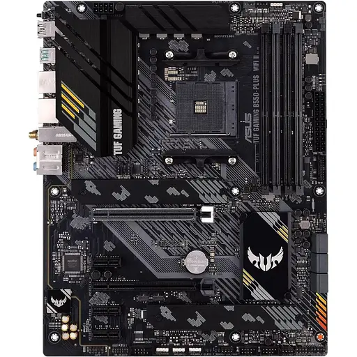 Материнская плата Asus TUF Gaming AM4 (B550) B550-PLUS WIFI II, B550, 4xDDR4, CrossFire, Int.Video(CPU), 6xSATA3, 2xM.2, 1xPCI-E 16x 4.0, 1xPCI-E 3.0, ALC S1200A, RTL8125B, WiFi 6, Bluetooth 5.2, 7xUSB3.2/4xUSB2.0, HDMI/DP, ATX