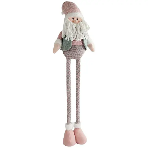 Новогодняя декоративная игрушка C 67880-2 с телескопическими ножками, дед мороз