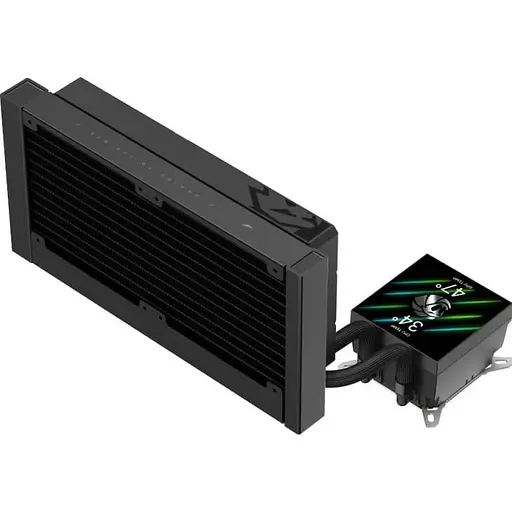 СВО GameMax Glacier 240 LCD Black (GLACIER 240 LCD BK) - фото 5