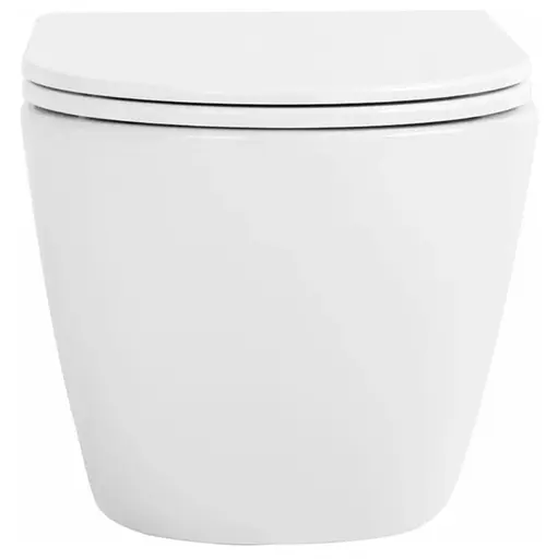 Подвесной унитаз Rea Carlo Flat mini Tornado white REA-C8770, Белый - фото 4