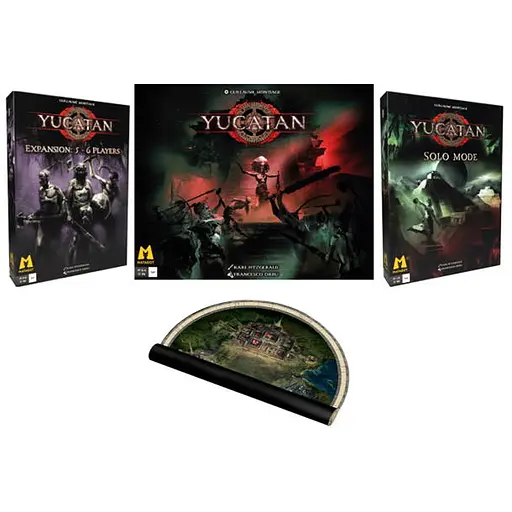 Настольная игра Matagot Юкатан: Пакет Kickstarter + Расширение для 5-6 игроков + Одиночний режим + Игровой коврик (англ.) (MAT-YUC-001-023) - фото 1