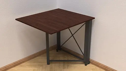 Стіл-книга трансформер Оріон 1 Ferrum-decor 750x810x730 Чорний метал ДСП Венге Магія 16 мм (FRD-105426) - фото 5