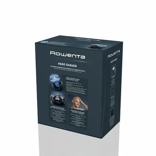 Бритва електрична для голови Rowenta Gentle Bald чорно-синій (TN3110E0) - фото 12