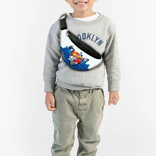 Набір дитячий Хот Вілс «Hot Wheels» рюкзак 36х27см сумка-бананка, кружка з принтом для хлопчика (01614) - фото 3