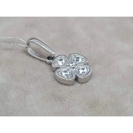 Серебряная подвеска Лазурит с фианитами. 39101р - фото 2