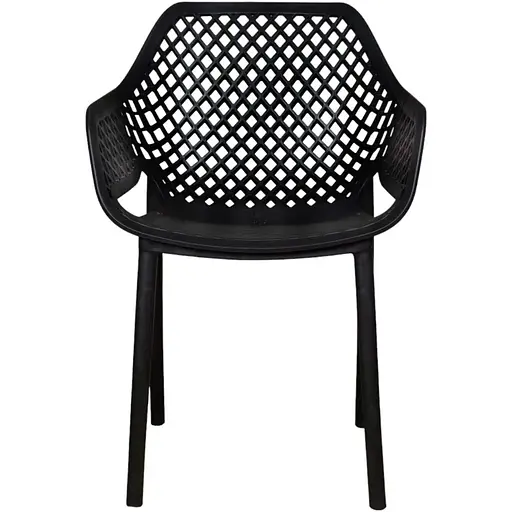 Стул садовый Bica Aria пластиковый графит. - фото 2